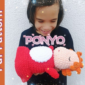 Crochet English Pattern My Sleeping Goldfish Plushie