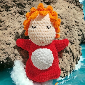 Tutorial de mi Peluche de Pez Dorado Durmiente con Patrón de Crochet en PDF