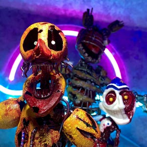 Figura personalizada de cualquier personaje de FNAF con posible personalización de MilkyClay