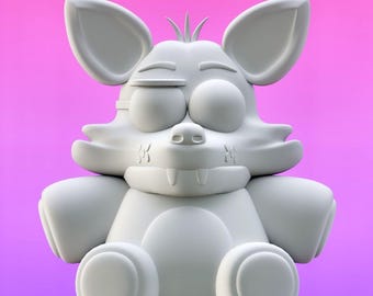 Foxy Plush 3D STL File