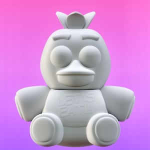 Chica Plush 3D STL File
