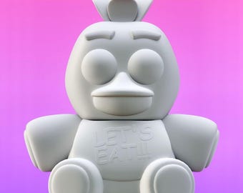 Chica Plush 3D STL File