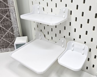 IKEA SKÅDIS Pegboard | Shelf Tray Platform | by 3DPSolver