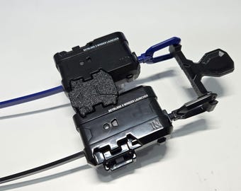 Adaptateur de liaison coupleur double lanceur | Pour Beyblade X | Lanceur d'enrouleur | par 3DPsolver