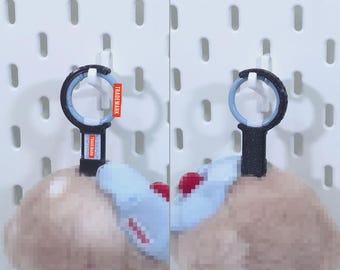 Pendent Stofftier | Universal | Anti-Diebstahl & Drehung Adapter Mod | Verhindert Diebstahl und Verdrehung | von 3DPSolver