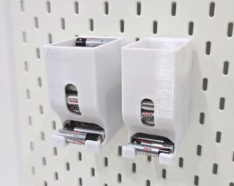 Ikea Pegboard / SKADIS - Battery Holder