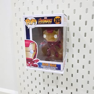 Funko POP Box Display Shelf | IKEA SKÅDIS Pegboard Tray Stand | Vinyl Figure Wall Mount by 3DPSolver