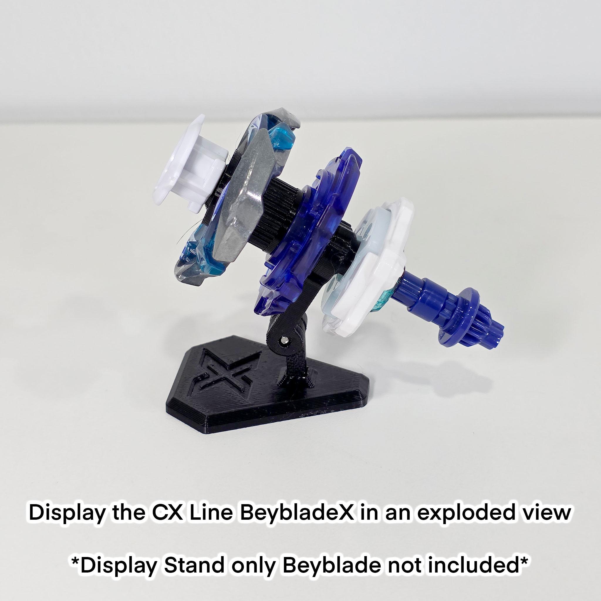 BEYBLADE X ビット整理用 ディスプレイ Beyblade X | Exploded Display Stand | for CX Line | by 3dpsolver