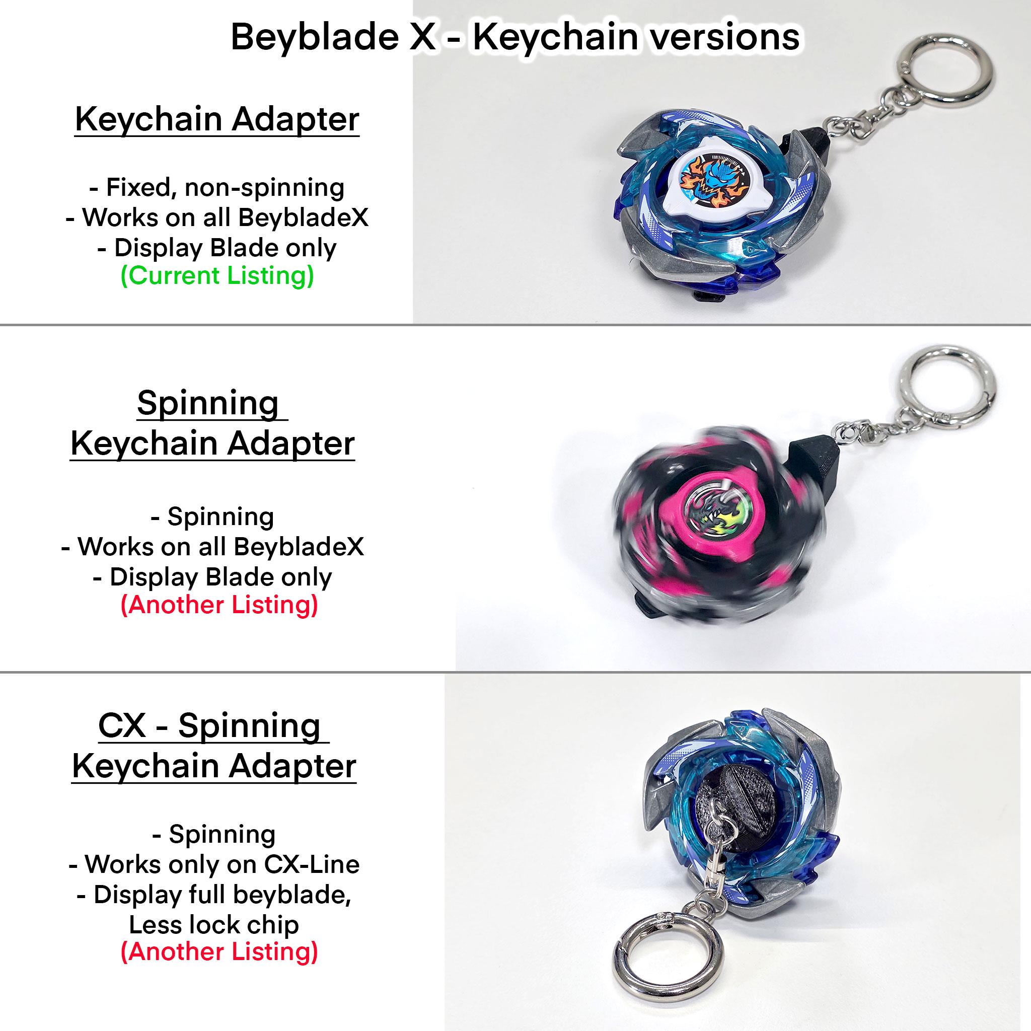 キーホルダーアダプター | ベイブレードX用 | 3DPソルバー製 - Etsy 日本