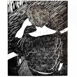 Woodcut handmade Original Home decoration