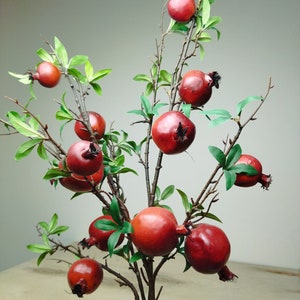 Pomegranate branch artificial fruit