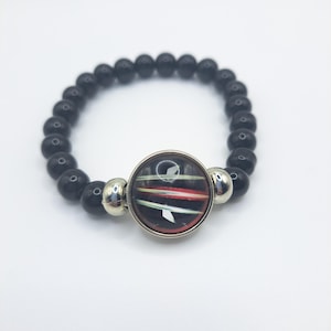 Deadpool and Wolverine inspired bracelet