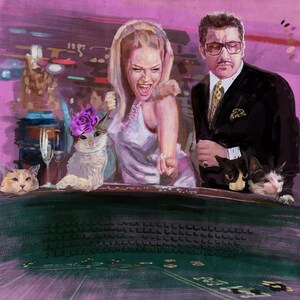 Casino" Sharon Stone and cats