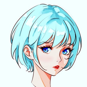 Custom Anime Character Commission: Anime Digital Art, Custom Anime/Manga Character, Custom Art for any fandom, Portrait, OC, Fanart