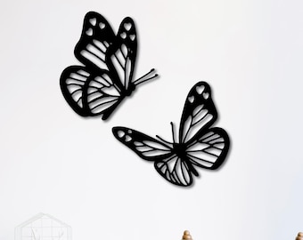 Butterfly Laser Cut Files | Wall Art Template (Digital Download)