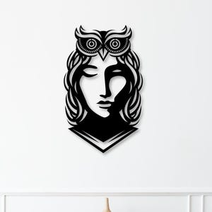 Athena Wall Art Dxf, Svg, Eps, Ai and Pdf files for laser cut Greek wall art, Decorative wall decor,,Home decor, Hellenic wall art