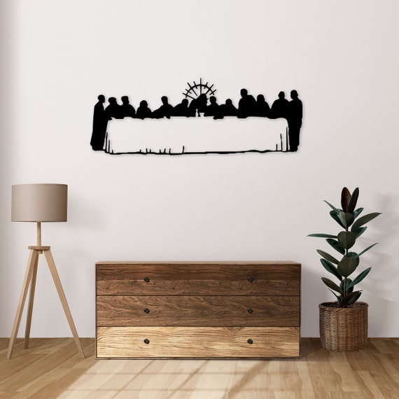 Jesus Last Supper Wall Art Dxf,svg,eps,pdf and Ai Files for Laser