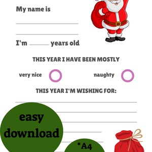 Letter to santa! Fun gift list!