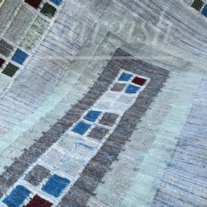 Rugs 3x5 4x6 Swedish Scandinavian Design Inspired High Quality Flatweave Wool Rug for Living Room, Bedroom 8x10 Rug Customise in all Size