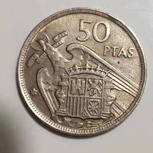 50 ptas Franco 1957