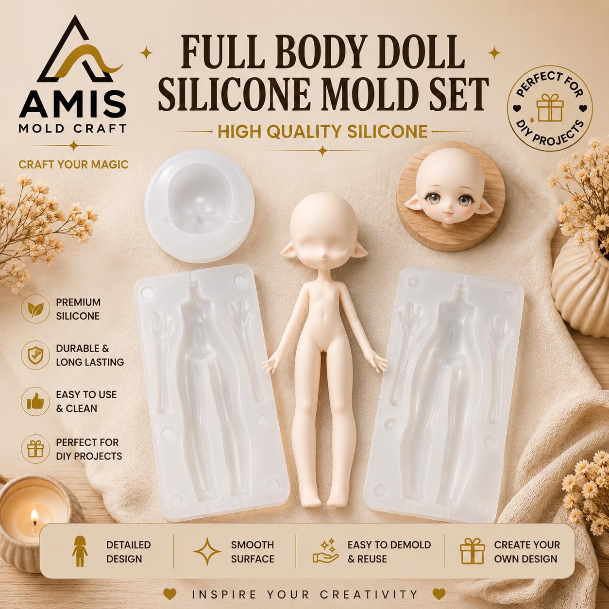 Doll molds - Etsy 日本