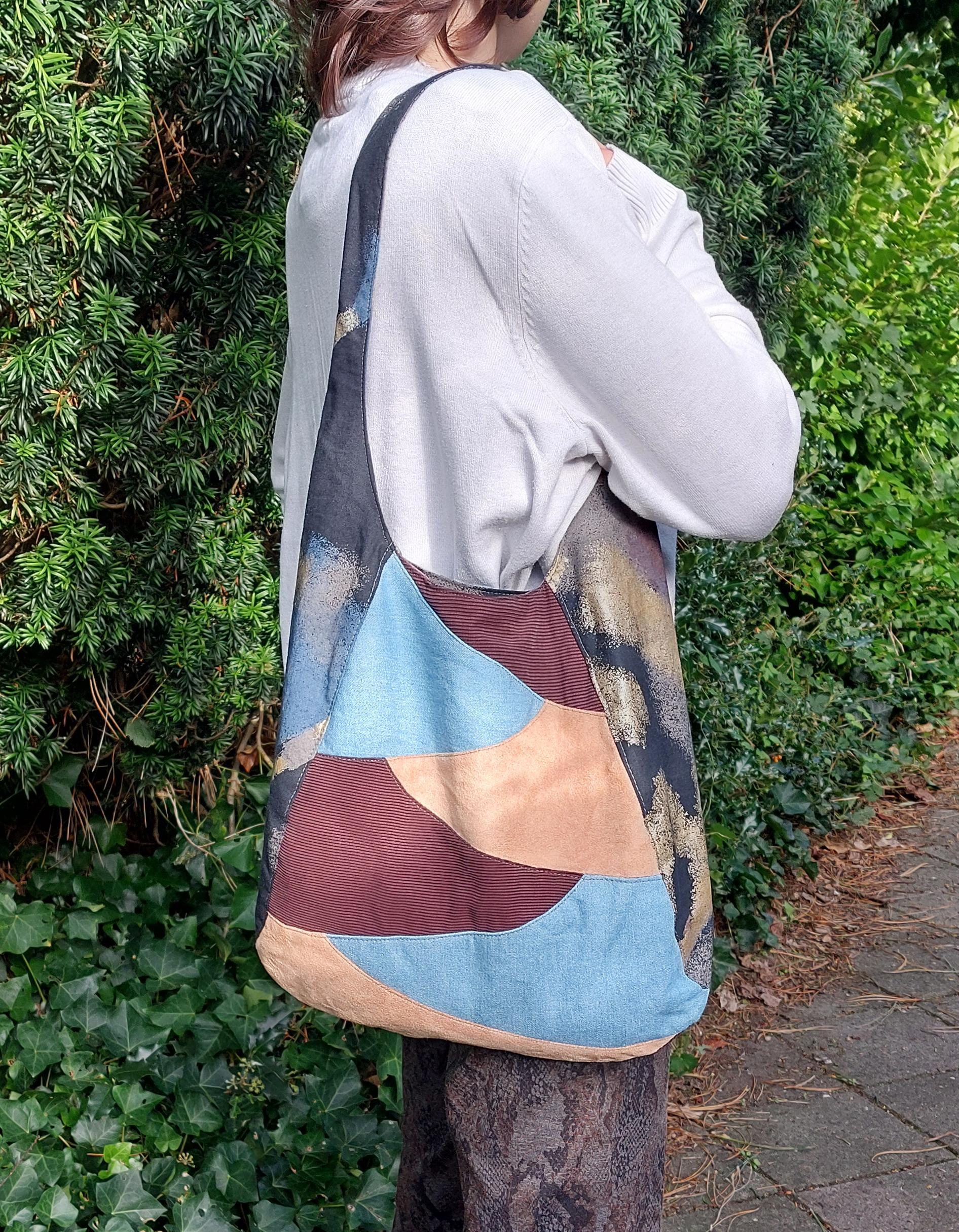 Hobo Bag Sewing Pattern PDF | Easy Beginner Slouchy Bag Tutorial | Step ...