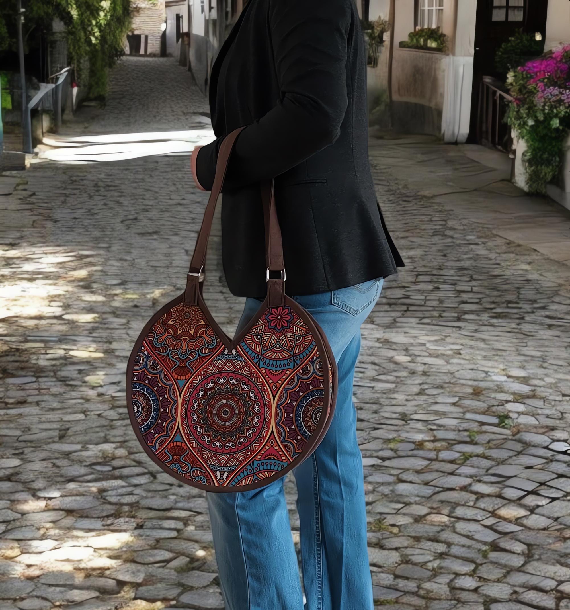 Round Tote Bag Sewing Pattern PDF | Beginner Friendly Bag Pattern ...