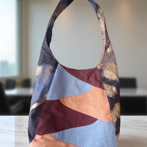 Hobo bag pattern | digital sewing pattern | shoulder bag pattern | instant download DIY | beginner-friendly