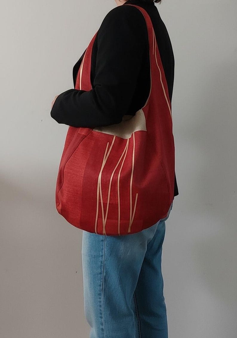 Hobo Bag Sewing Pattern PDF | Beginner Friendly Large Shoulder Bag With ...