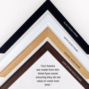 Framed Gallery Wall Art Set: Abstract Botanical Prints, Wood Frames image 10