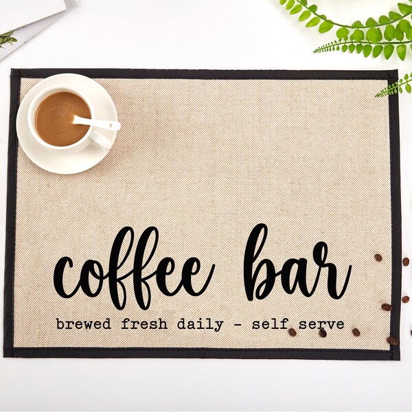 Coffee Mat Etsy