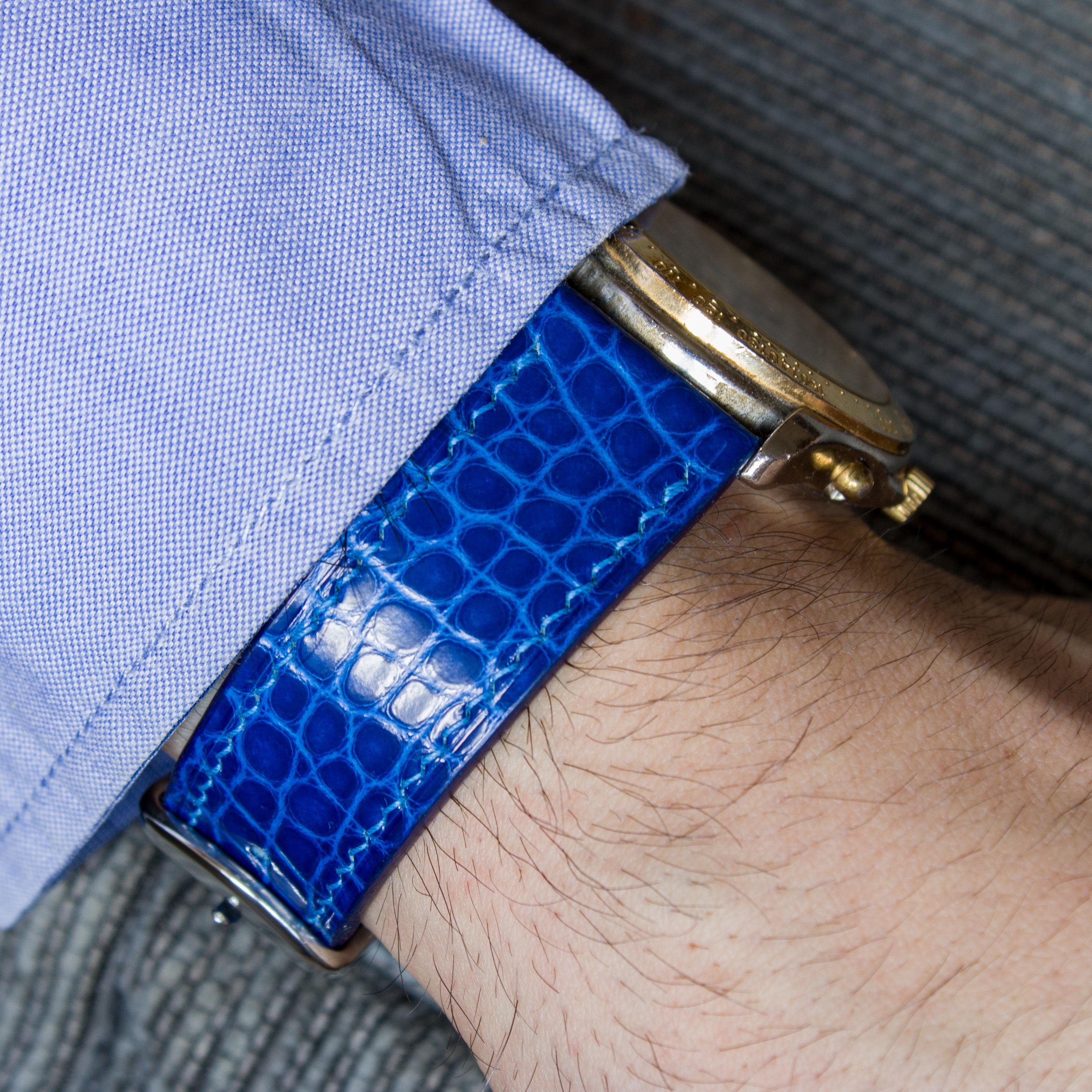 Cinturino Orologio Pelle Blu 18mm | Confronta prezzi