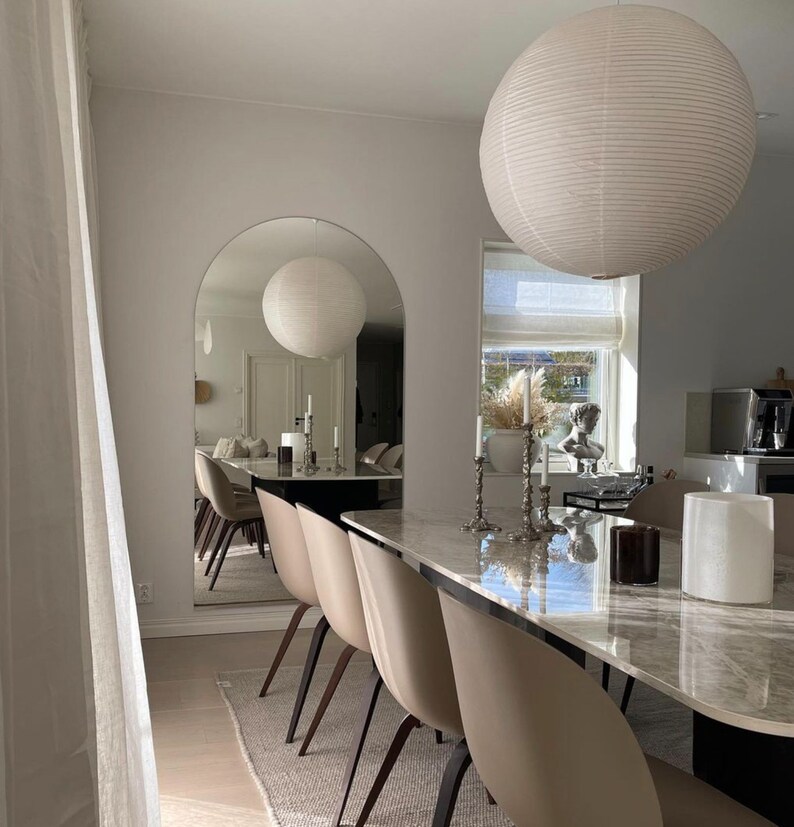 modern arch mirror