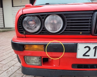 Tapa del gancho de remolque del BMW E30 Facelift 1988-1994 (51111953644)