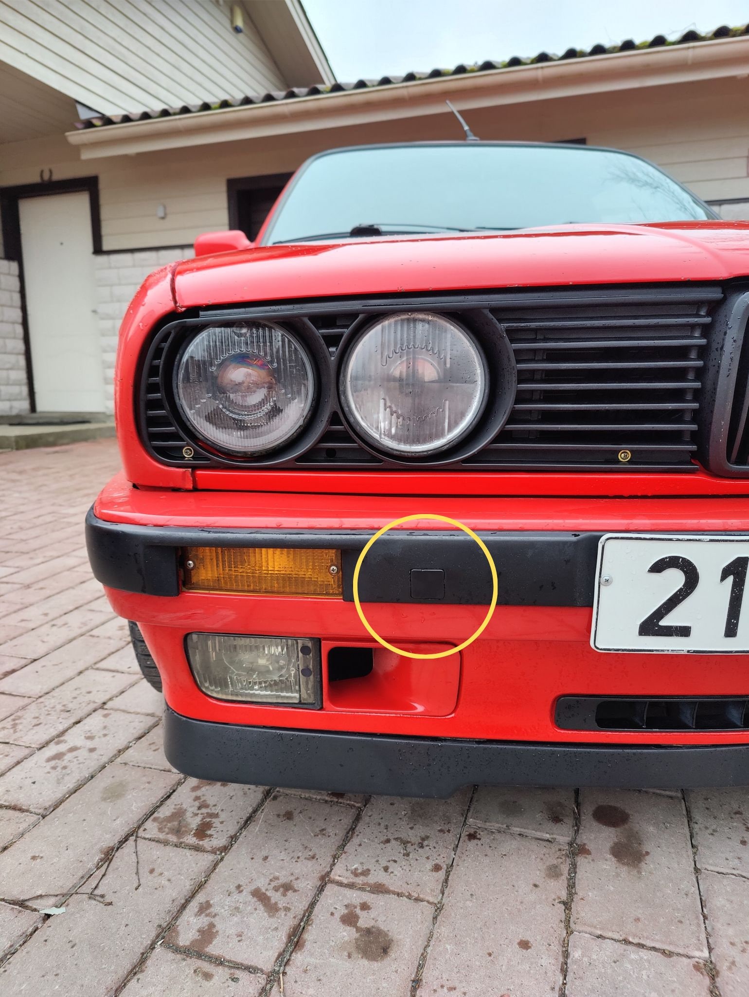 BMW E30 Facelift Tow Hook Cover 1988-1994 (51111953644) - Etsy