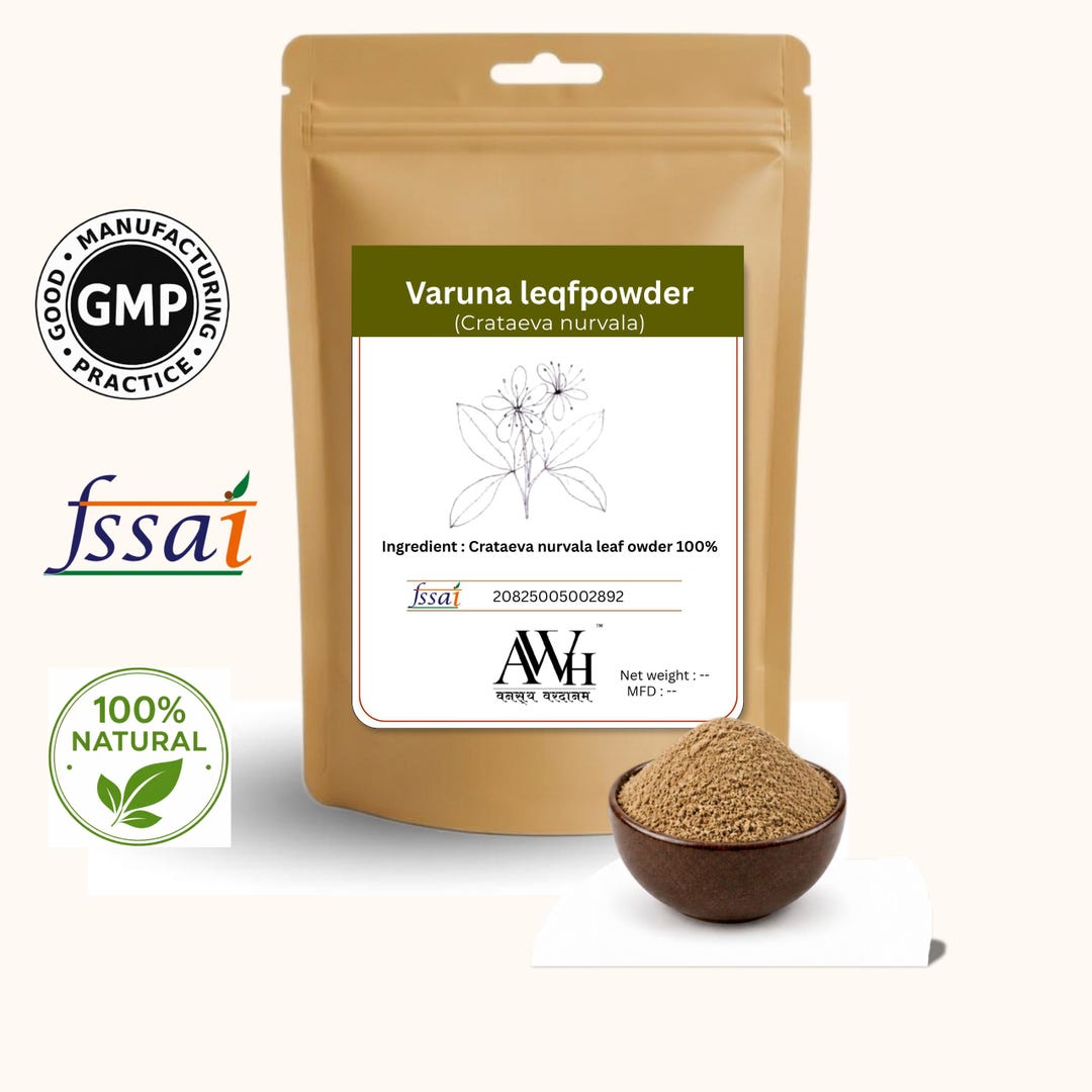 ARK PURE HERB Barna Varuna-crataeva Nurvala Leaf Powder Indian Hand ...