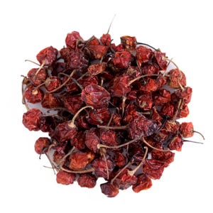 ARK PURE HERB  Dalle Khursani chilli dried- Capsicum annuum- Akbare Khursani round chillies,- Natural- organic Himalayan