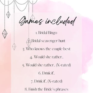 Ultimate printable Bachelorette party game pack (11 games, including 2 X-rated versions)