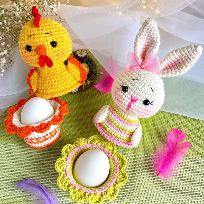 Cute Easter ornaments crochet pattern