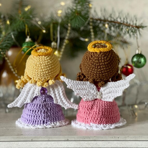 Ange de Noël à suspendre 16cm - Deco en Folie Ange de Noël à suspendre 16cm - Deco en Folie