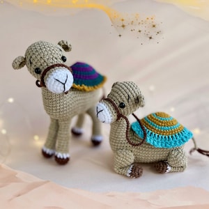 Capture the essence of this timeless Nativity story by crocheting a Wise Men's Camel, a symbol of hope, faith, and the joy of the holiday season.