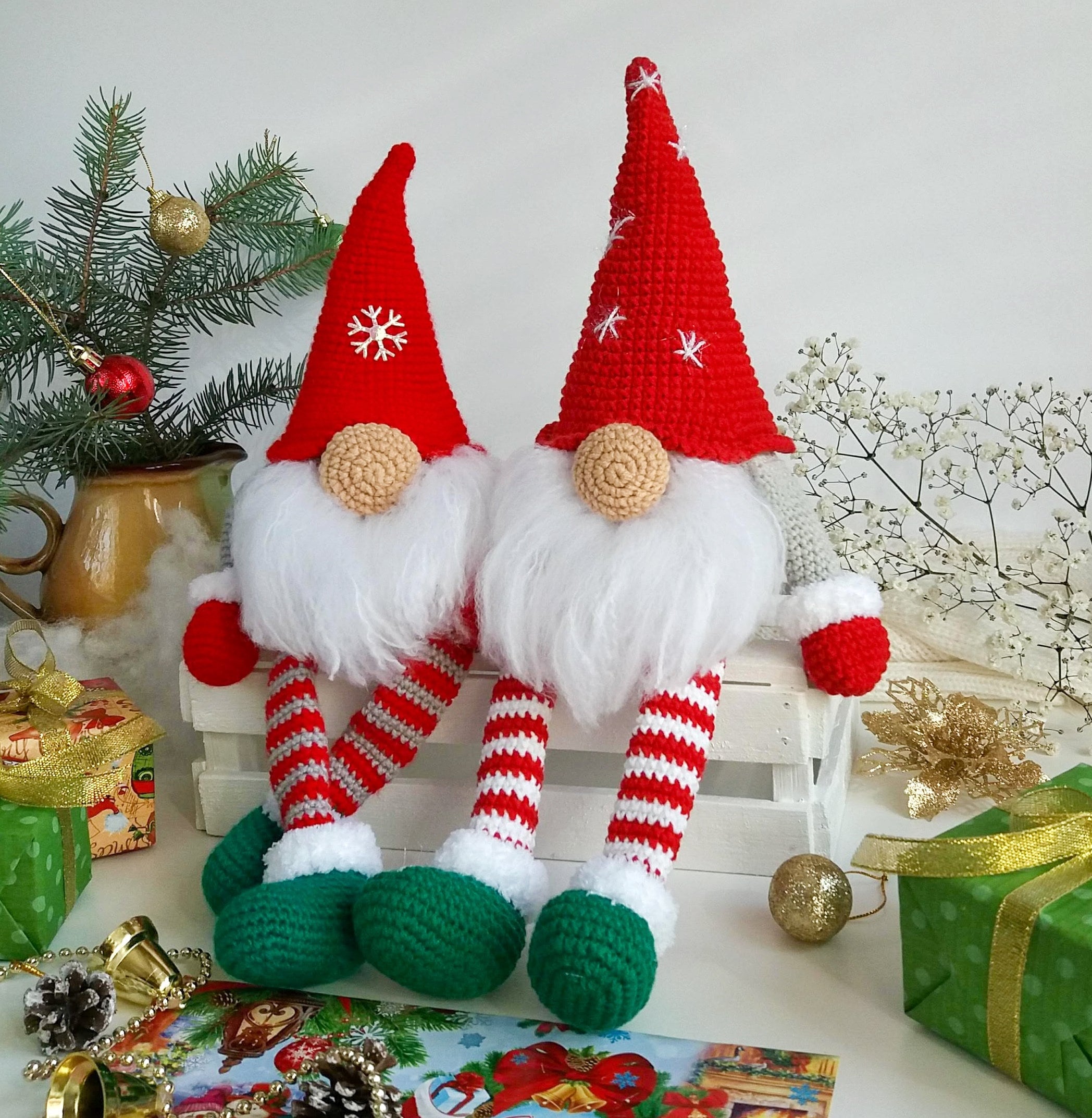 Cucito Creativo Bambole Di Stoffa Per Albero Di Natale PDF