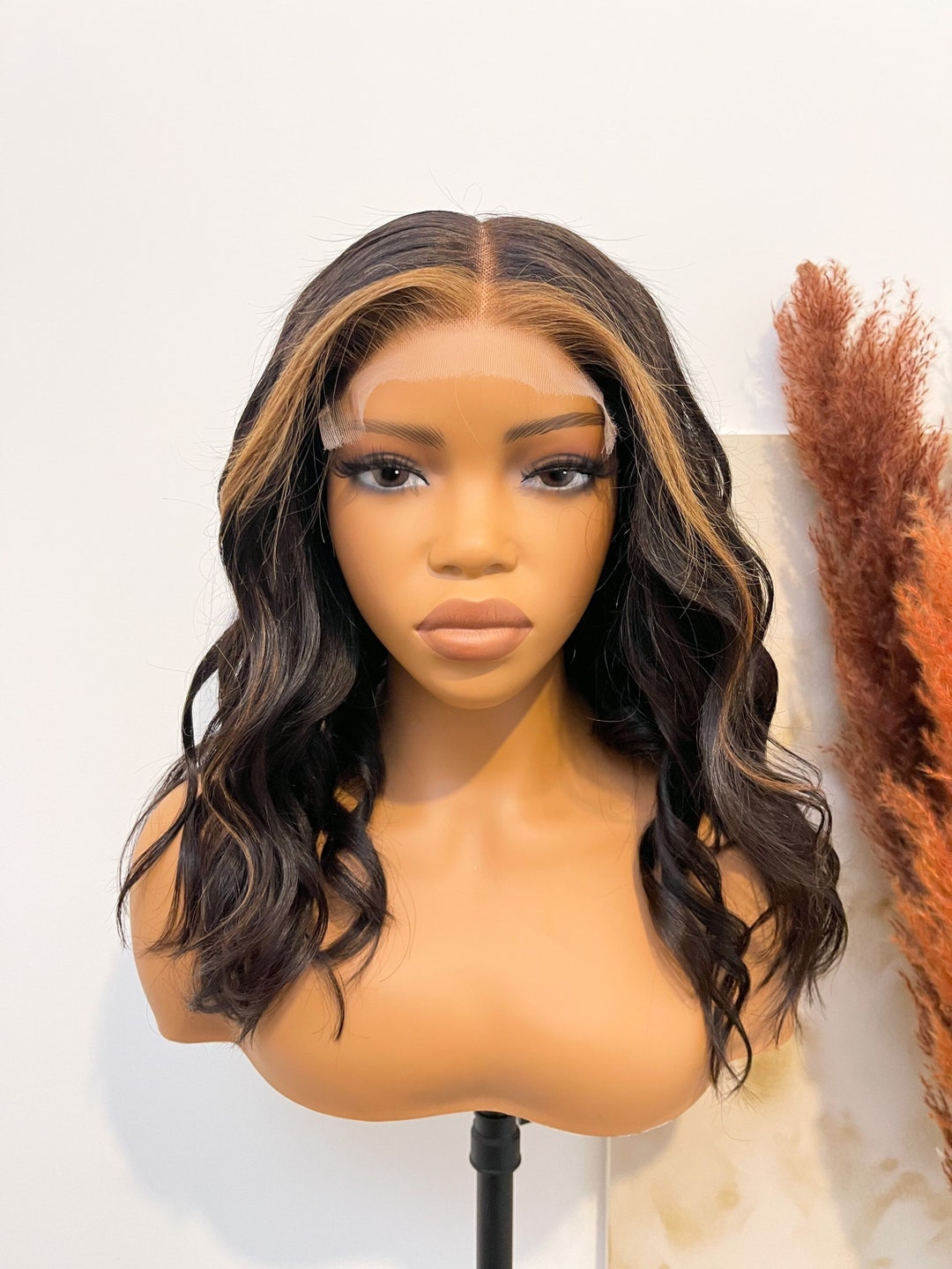CUSTOM MADE WIG 100 Human Hair Wig 6 X 6 Lace Closure Wig Etsy