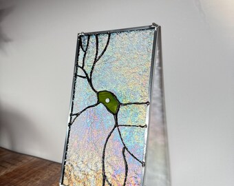 Apanhador de sol de neurônio de vidro. Arte neurocientífica feita à mão.