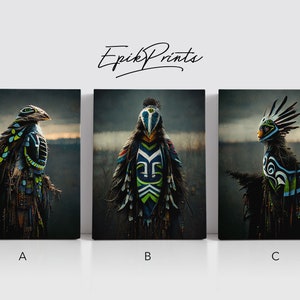 Seattle Seahawks LARGE 30&quot;x40&quot; Canvas Prints, Wall Art