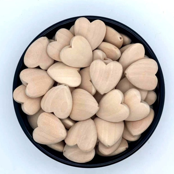 Unfinished Wood Bead Etsy