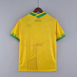 Naamnummer Aanpassing 2022-2023 Brazilië Special Edition Trainingskleding Premium Voetbalshirt afbeelding 2