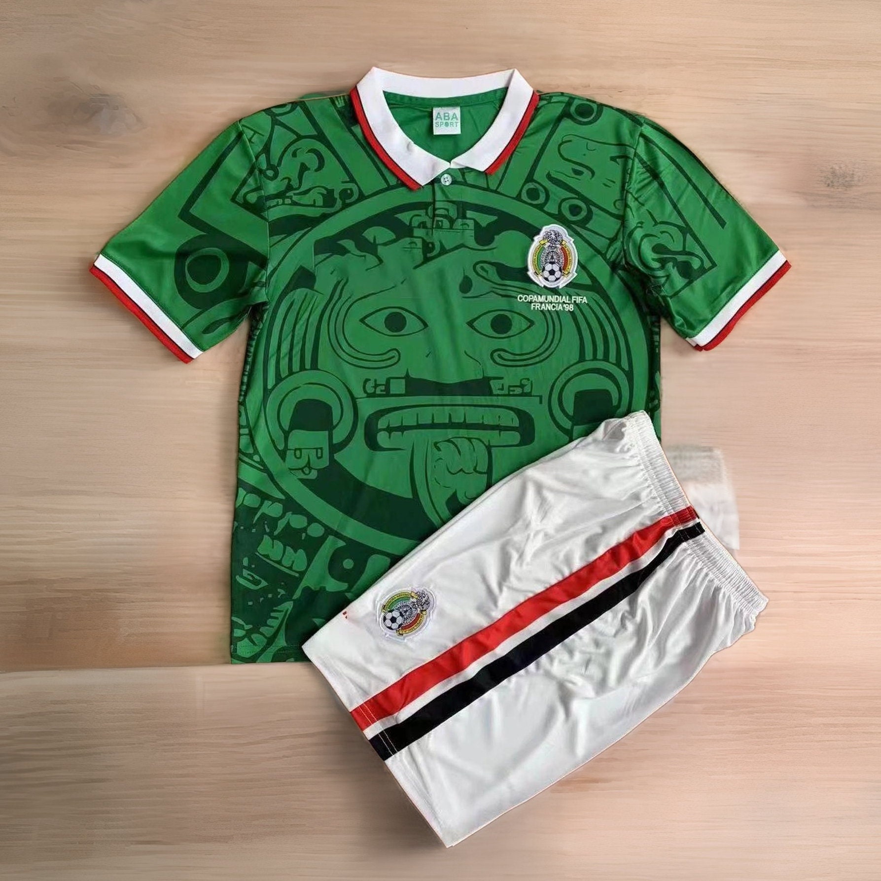 Adidas Mexico Chicharito Home Long Sleeve Jersey 22/23 w/ World Cup 2022 Patches (Vivid Green) Size XL