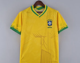 Naam Nummer Maatwerk 2022-2023 Brazilië Speciale editie Trainingskleding Premium voetbalshirt