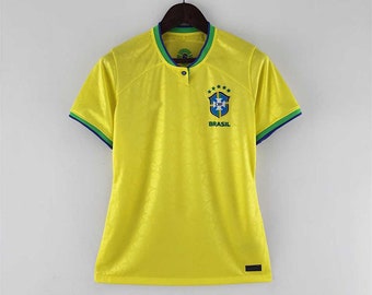 2022-2023 Brésil Accueil Personnalisation Édition féminine Style féminin Football Premium Maillot de football Coupe du monde